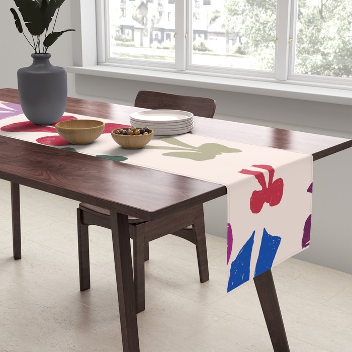 Bow Pattern in Multicolor Table Runner Gallery Image 2