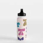 Bow Pattern in Multicolor Water Bottle Gallery Image 3