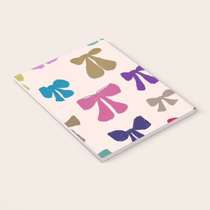 Bow Pattern in Multicolor Notebook Gallery Image 3