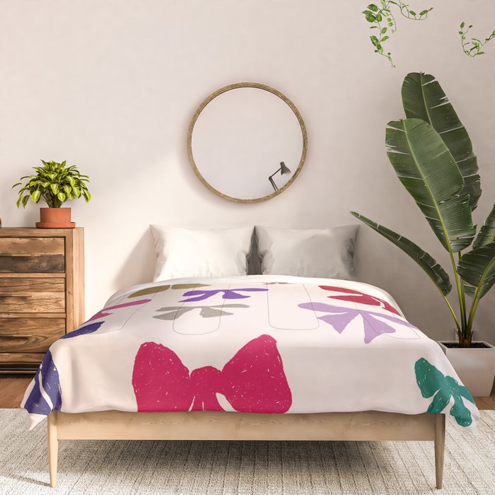 Bow Pattern in Multicolor Comforter Gallery Image 3