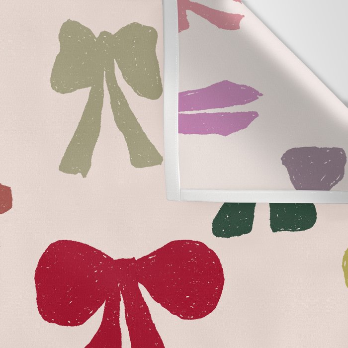 Bow Pattern in Multicolor Wall Tapestry Gallery Image 3