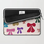 Bow Pattern in Multicolor Laptop Sleeve Gallery Image 2