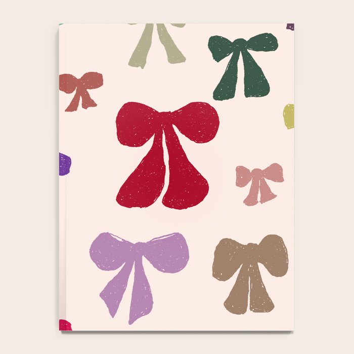 Bow Pattern in Multicolor Notebook Gallery Image 4
