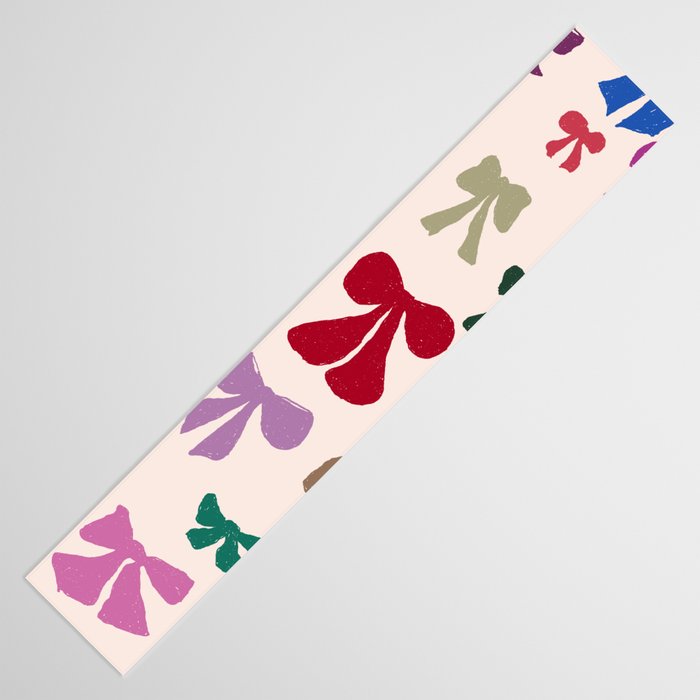 Bow Pattern in Multicolor Table Runner Gallery Image 3
