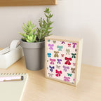 Bow Pattern in Multicolor Mini Art Print Gallery Image 2