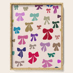 Bow Pattern in Multicolor Serving Tray Gallery Image 1
