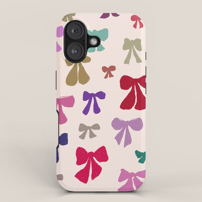 Bow Pattern in Multicolor iPhone Case Gallery Image 1