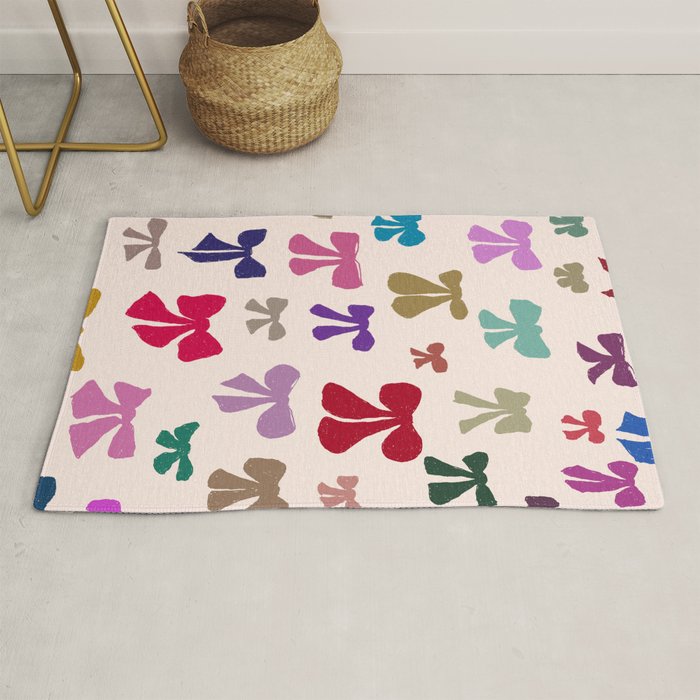 Bow Pattern in Multicolor Rug Gallery Image 1