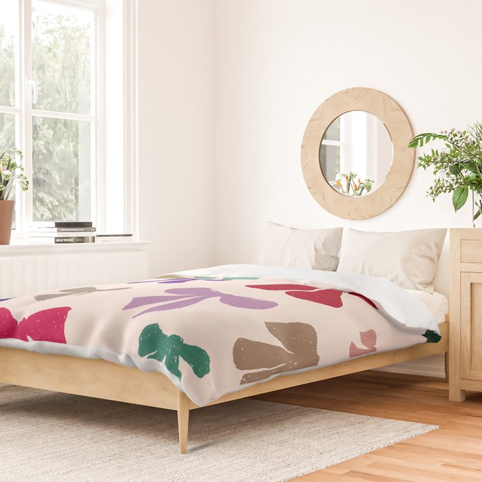 Bow Pattern in Multicolor Duvet Cover Gallery Image 2