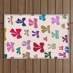 Bow Pattern in Multicolor Outdoor Rug Gallery Image 1