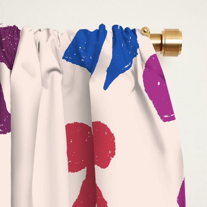 Bow Pattern in Multicolor Window Curtain Gallery Image 2