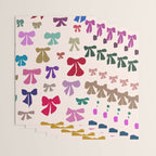 Bow Pattern in Multicolor Wrapping Paper Gallery Image 3