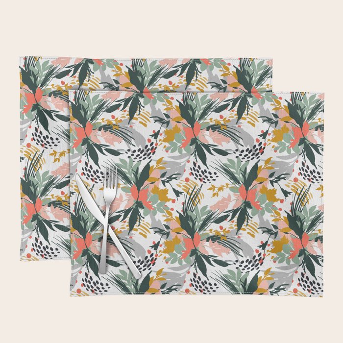 Botanical brush strokes I Placemat Gallery Image 1