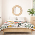 Botanical brush strokes I Duvet Cover Gallery Image 3