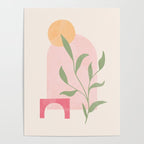 Abstract Boho Botanical Poster Gallery Image 4