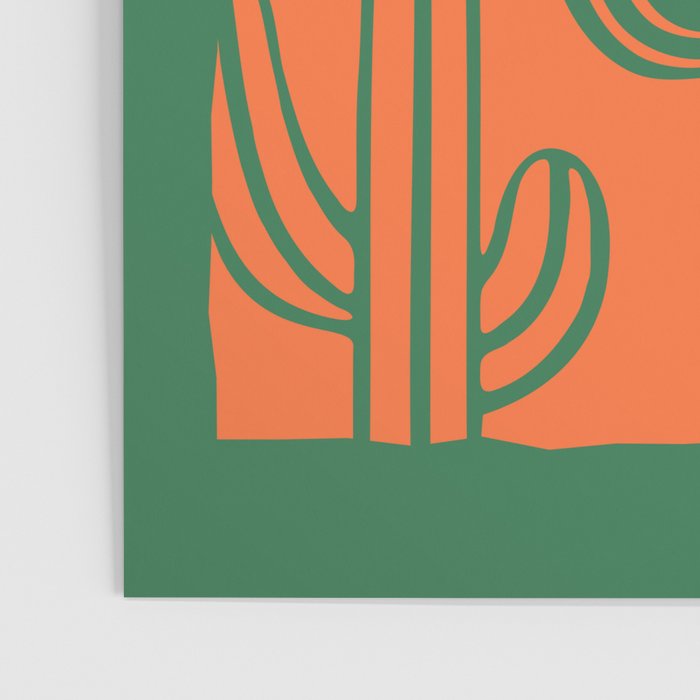 Hand drawn cactus plant doodle art Poster Gallery Image 3