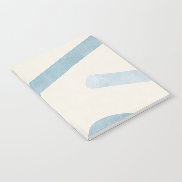Light Blue Abstract Minimalist Artwork Notebook Gallery Image 1