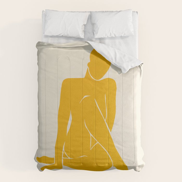 Nude III: Tulip Yellow Edition Comforter Gallery Image 1