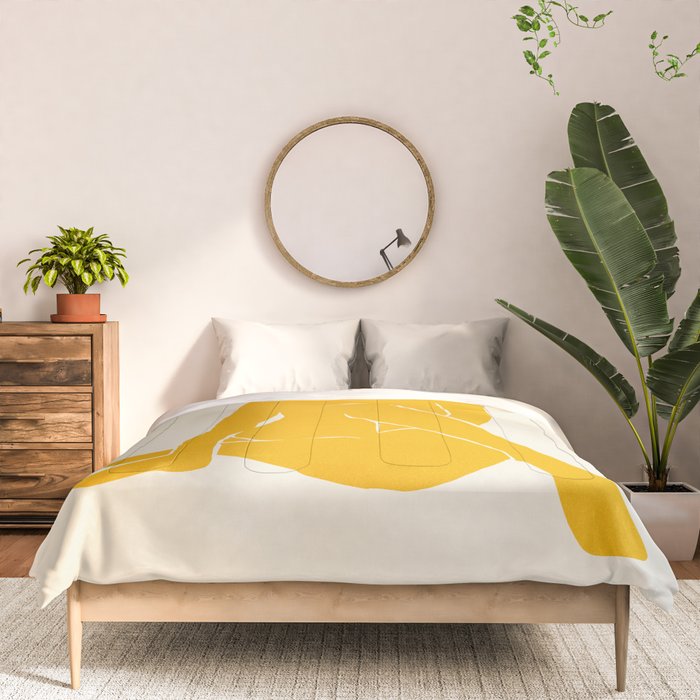 Nude III: Tulip Yellow Edition Comforter Gallery Image 3