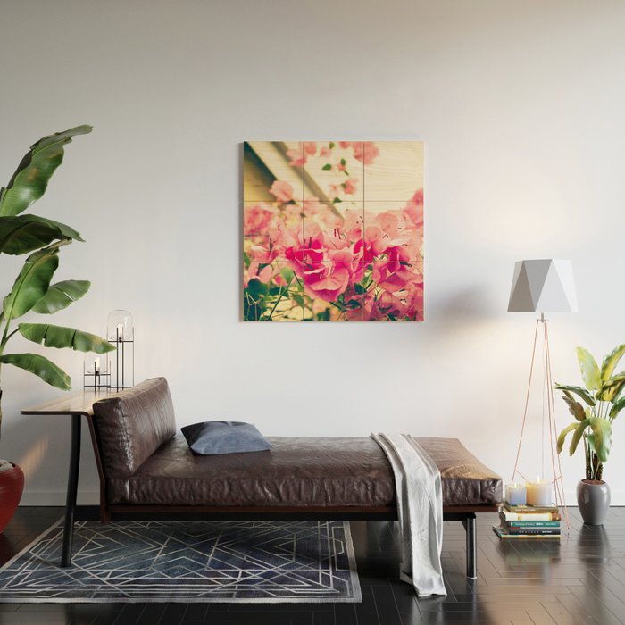 Bougainvillea 1 Wood Wall Art Gallery Image 2