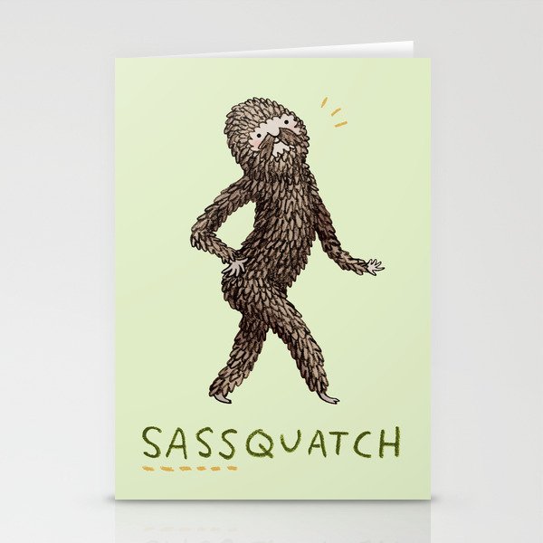 Sassquatch Stationery Card Gallery Image 2
