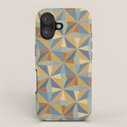 Kaleidoscope Tile Pattern III Warm Earthy Summer iPhone Case Gallery Image 1