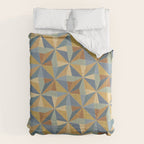 Kaleidoscope Tile Pattern III Warm Earthy Summer Comforter Gallery Image 6