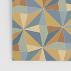 Kaleidoscope Tile Pattern III Warm Earthy Summer Poster Gallery Image 3