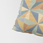 Kaleidoscope Tile Pattern III Warm Earthy Summer Pillow Sham Gallery Image 4