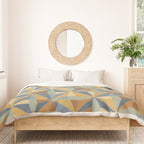 Kaleidoscope Tile Pattern III Warm Earthy Summer Duvet Cover Gallery Image 3