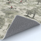 Not-So-Traditional English Fox Hunt with Dinosaurs Rug Gallery Image 4