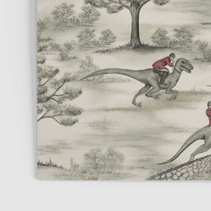 Not-So-Traditional English Fox Hunt with Dinosaurs Poster Gallery Image 3