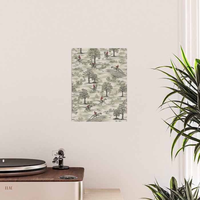 Not-So-Traditional English Fox Hunt with Dinosaurs Poster Gallery Image 2