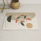 Line Through Abstractions 01 Rug Gallery Image 1