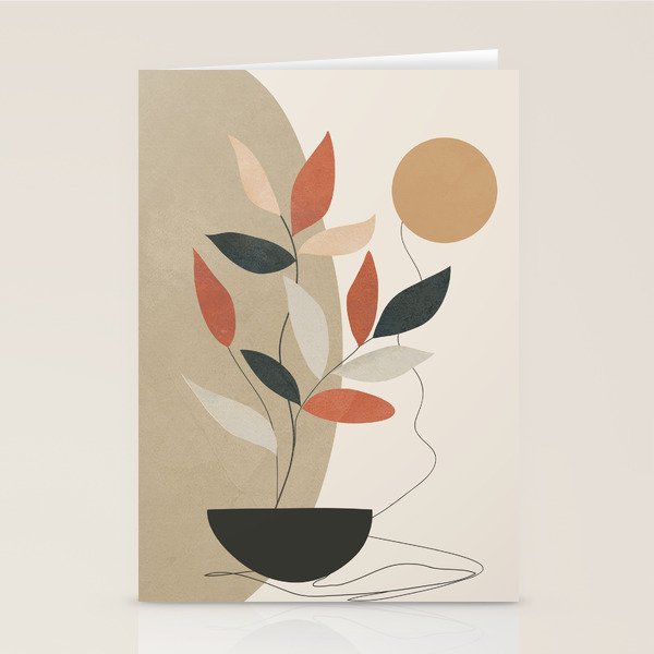Line Through Abstractions 01 Stationery Card Gallery Image 2
