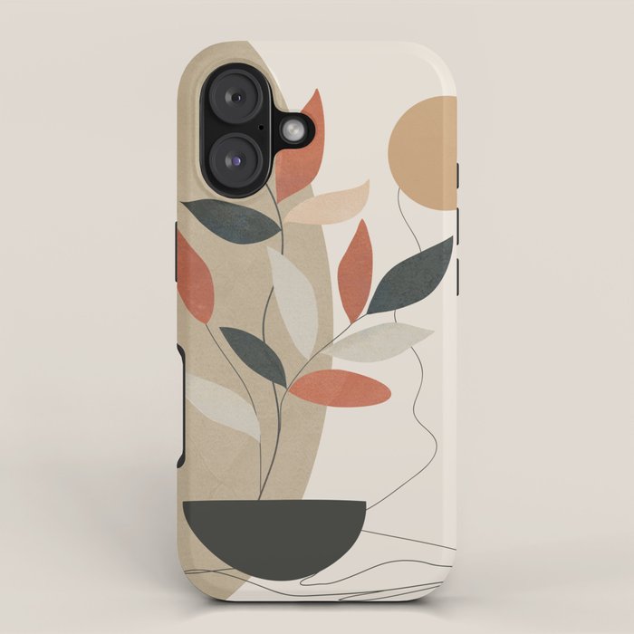 Line Through Abstractions 01 iPhone Case Gallery Image 1