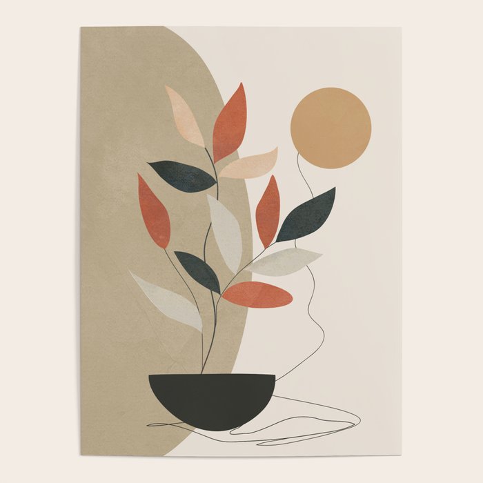 Line Through Abstractions 01 Poster Gallery Image 4