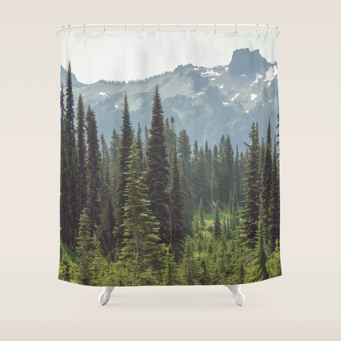 Escape to the Wilds - Nature Photography Shower Curtain Gallery Image 1