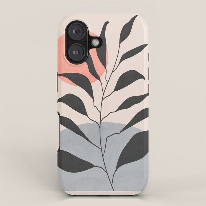 Tropical Leaf- Abstract Art 16 iPhone Case Gallery Image 1
