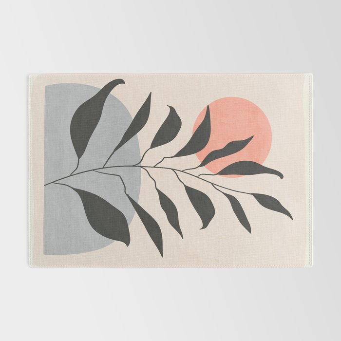 Tropical Leaf- Abstract Art 16 Rug Gallery Image 2