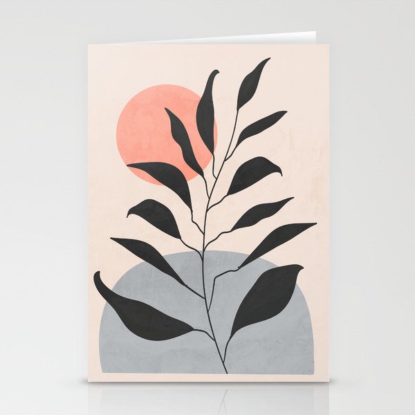 Tropical Leaf- Abstract Art 16 Stationery Card Gallery Image 2