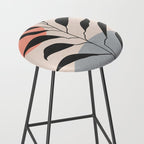 Tropical Leaf- Abstract Art 16 Stool Gallery Image 2