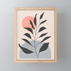 Tropical Leaf- Abstract Art 16 Mini Art Print Gallery Image 1