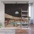 Lunar Pool Life Wall Mural Gallery Image 1