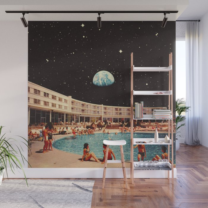 Lunar Pool Life Wall Mural Gallery Image 1