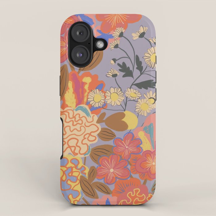 Floral mood iPhone Case Gallery Image 1