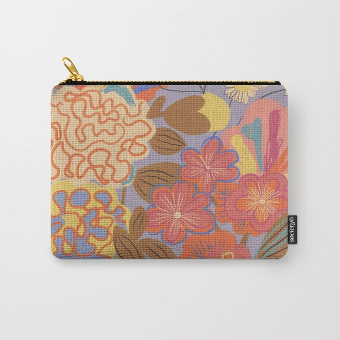 Floral mood Carry All Pouch Gallery Image 1