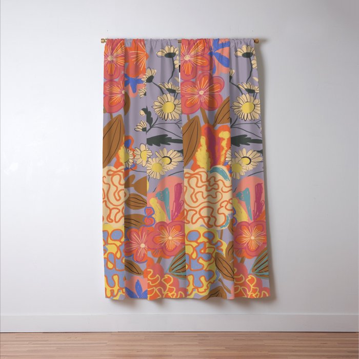 Floral mood Window Curtain Gallery Image 3