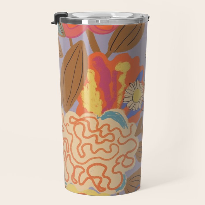 Floral mood Travel Mug Gallery Image 3