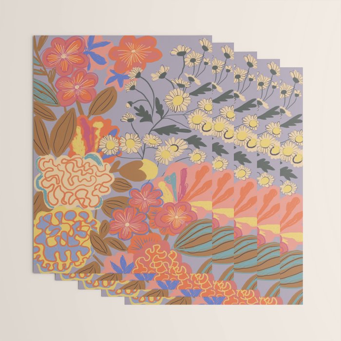 Floral mood Wrapping Paper Gallery Image 3